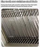 Machine à découper le pain en tranches, épaisseur réglable, trancheuse à pain carré, diviseur de pain grillé, machine à découper les gâteaux, vente chaude