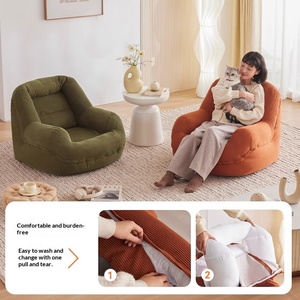 Sillón Puff Suave, Sofá Individual Reclinable, Asiento Ultra Cómodo para Descanso y Sueño en Dormitorio, Balcón e Interiores - Product Image 2