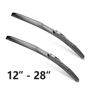 Balais d'essuie-glace hybrides universels haut de gamme à trois sections pour 99 % des voitures, essuie-glaces hybrides haute performance 14"-28" - Product Image 1