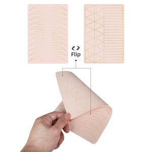 Private Label Tattoo <strong>Microblading</strong> Permanent Makeup <strong>Brows</strong> Thick Silicone Eyebrows Tattoo Latex Sheet Double Side Practice Skin - Product Image 4