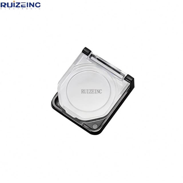 ABS Waterproof Push Button Switch Box with 22mm Mounting Hole Safety Computer Power Push Button Cap Cover PC Power Push Button