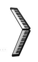 Piano Digital Plegable Bora BX09, 88 Teclas, con Función MIDI, Piano Electrónico Ligero, Gran Venta