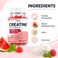 Gommes à la créatine OEM/ODM suppléments nutritionnels pour le sport riches en vitamine monohydrate de créatine convenant aux hommes et aux femmes.