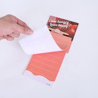 Bloc-notes mémo pour réfrigérateur, format moyen, avec découpe de forme, écologique, pour liste de courses, expédition directe en gros
