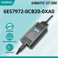 Adaptador USB Siemens 6ES7972-0CB20-0XA0 SIMATIC PC para S7-200/300/400 MPI PROFIBUS, cable de 5 m