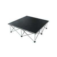 Vente flash - Scène pliante en aluminium pour école, scène portable pour chœur