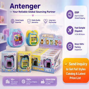 Mini animal de compagnie électronique virtuel avec écran couleur, jeu portable <span class=keywords><strong>Cyber</strong></span> Pet avec porte-clés peluche, vente en gros - Product Image 6