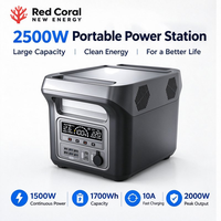 Centrale Électrique Portable OEM 1500W-2000W, Générateur Solaire 1700Wh à Onde Sinusoïdale Pure pour Camping, VR, Voyage et Usage Domestique 220V