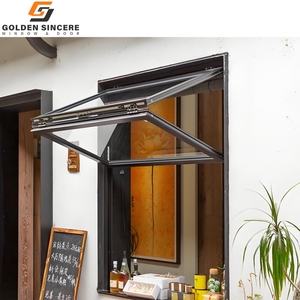 GS Modern Top Fold Aluminum <b>Window</b> with <b>Safety</b> <b>Lock</b> System - Product Image 2