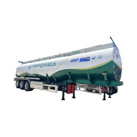Truk Tangki Bahan Bakar Tri-Axle 45000L Harga Murah Truk Semi-Trailer dengan Tangki Bahan Bakar Berkapasitas Tinggi
