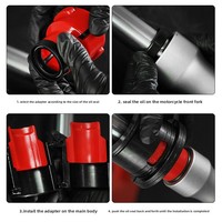 Outil d'installation de joints d'étanchéité d'amortisseur de moto Morita 14 pièces – Entretien universel pour fourche avant – Remplacement du pilote de fourche