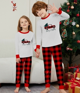 Wholesale Natal Pijama Conjuntos Casais Famílias Crianças Mulheres Soft Matching Natal Pijama Família Pijamas - Product Image 2