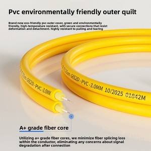 Câble de raccordement à <span class=keywords><strong>fibre</strong></span> <span class=keywords><strong>optique</strong></span> monomode double cœur de qualité télécom UPLIGHT LC-LC vers SC-FC-ST, câble d'extension pigtail à faible perte pour la communication - Product Image 2