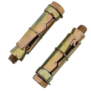 <span class=keywords><strong>Ancrage</strong></span> de bouclier zingué en acier au carbone avec écrou et rondelle pour mur en béton - Product Image 3