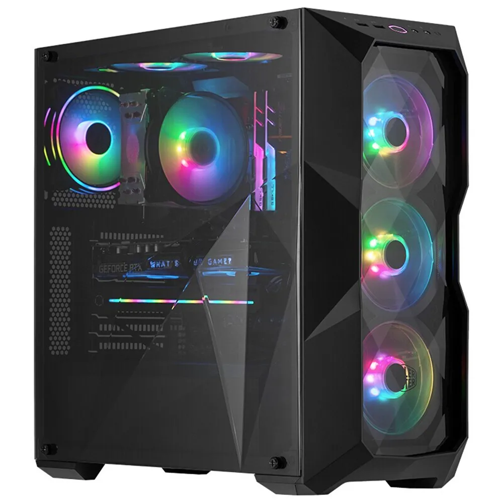 IPASON Generasi Ke 13 Core I9 13900KF RTX4090 Game Designer Komputer Desktop Gaming PC