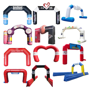 Vente directe d'usine, ballon publicitaire gonflable en PVC, arche gonflable personnalisée pour fête, arche gonflable de départ/arrivée pour événements - Product Image 1