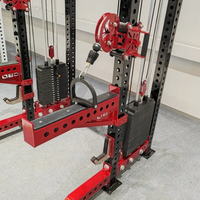 Nouveau design de l'équipement de gymnastique multi fitness machine Smith commerciale avec entraînement fonctionnel en rack de squat de puissance