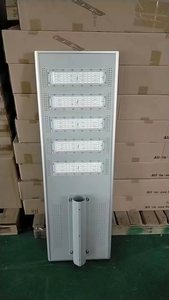 ไฟถนนโซลาร์เซลล์ LED ออลอินวัน 1000W ได้รับการรับรองมาตรฐาน ROHS ระดับ IP65 ตัวเรือนอะลูมิเนียมและพลาสติก สำหรับใช้งานกลางแจ้ง แบตเตอรี่พร้อมรับประกัน 5 ปี เหมาะสำหรับสวน - Product Image 5