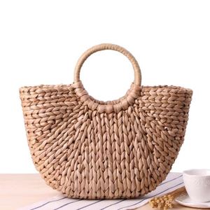 <span class=keywords><strong>Las</strong></span> mujeres bolso de mano grande bolsa de hombro bolsa de verano <span class=keywords><strong>las</strong></span> mujeres borla de mimbre bolso trenzado (color) - Product Image 1