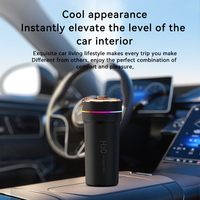 Humidificateur évaporatif pour voiture, diffuseur, projection de ciel étoilé bicolore, purificateur d'air, aromathérapie, barre d'oxygène, ultra-silencieux