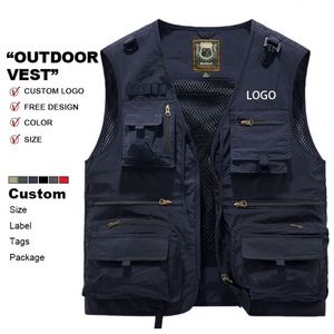 Chaleco Táctico Transpirable de Secado Rápido para Hombre, Ropa Exterior con Múltiples Bolsillos, Chaleco Práctico para Fotografía, Pesca y Senderismo - Product Image 3