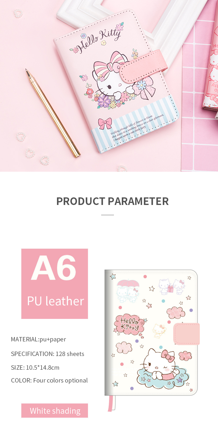 Papeterie scolaire Simple Hello Kitty, Mini carnet de notes mignon avec impression d'animaux drôles, cadeau pour enfants, bon marché, 2022