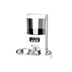 Comedero inteligente y moderno para mascotas, totalmente automático, ecológico, cronometrado, cuenco doble cuantitativo con cámara para gatos y perros - Product Image 1