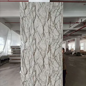 Natural Stone 1.22*2.44m 3mm Marble Alternative PVC UV Marble Board