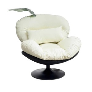 Sillón individual reclinable giratorio de 85x92x95cm para sala de estar, hogar y balcón. - Product Image 3