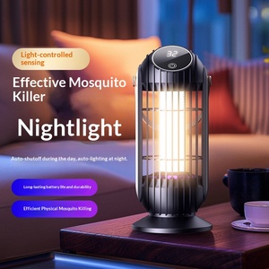 Lampe anti-moustiques électrique à détection de lumière, usage domestique, haute puissance, murale, lumière UV, indice IP33, veilleuse extérieure anti-<span class=keywords><strong>mouches</strong></span> - Product Image 3