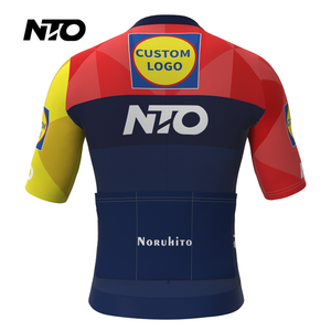 Maillot de cyclisme personnalisé pour équipe, tissu MITI haute performance, séchage rapide, maillot de vélo de route pour hommes et femmes - Product Image 6