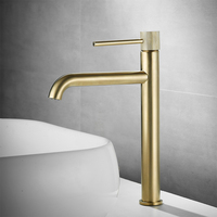 Robinet de salle de bain WaterMark Australia au design moderne et luxueux, robinets de bain en chrome noir, robinet d'eau