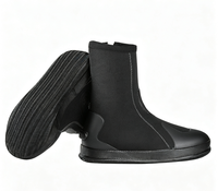 Bottes de plongée montantes en néoprène de 5 mm, épaissies, antidérapantes et résistantes à l'usure, pour la plongée avec tuba, la plage, le surf et la marche aquatique