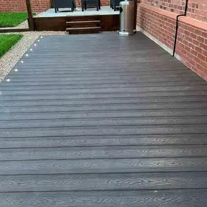 Decking Decking Komposit Decking Luar Ruangan Anti Busuk Decking Gandum Kayu Dalam Kualitas untuk Proyek Luar Ruangan