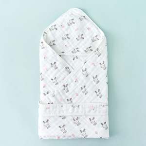 Hood Towel Wrapper <b>Baby</b> <b>Blanket</b> Super Soft Cotton Swaddle <b>Blanket</b> 90*90CM - Product Image 1