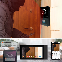 Système d'interphone vidéo pour porte avec caméra, étanche, 7 pouces, AHD, 4 fils, système d'interphone filaire avec caméra, système de vidéophone Tuya