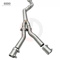 Pipa Tengah Tunggal SDO Stainless Steel untuk BMW M3 M4 G80 G82 G8X 3.0T 2021+  Pipa Bagian Tengah Knalpot Performa Tinggi
