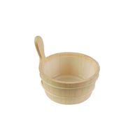 Accessoires de salle de sauna Kit de douche de seau de sauna en bois