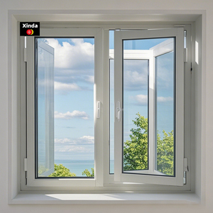 <span class=keywords><strong>Finestra</strong></span> a Battente in PVC con <span class=keywords><strong>Doppio</strong></span> <span class=keywords><strong>Vetro</strong></span> Temperato, Design Europeo - Product Image 1