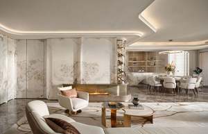 Supdesigner - Rendu 3D résidentiel - Design d'intérieur - Villa de luxe - Service de rendu 3D personnalisé moderne - Design d'intérieur - Product Image 2