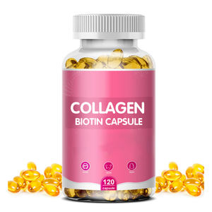 Caldo di vendita di collagene biotina Soft capsule integratore per capelli pelle e unghie salute <span class=keywords><strong>gel</strong></span> morbidi per donne prodotto di bellezza - Product Image 1
