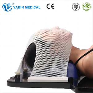 Máscara de radioterapia termoplástica tipo O de 3 puntos con abrazaderas 2,4/2,8/3,2mm 30/36% para inmovilización de terapia de oncología del cáncer - Product Image 3