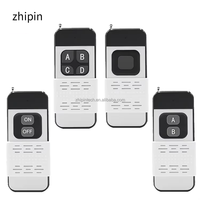 Control Remoto RF de Alta Potencia y Largo Alcance de 433MHz, Código de Aprendizaje EV1527 Inalámbrico para Puertas/Portones/Alarmas de Automóviles Electrónicas