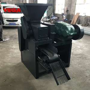 Machine à briquettes de charbon et de charbon de bois VEGA800 avec moteur, capacité de 500 kg/h, contrôle PLC + écran tactile, utilisation facile - Product Image 4