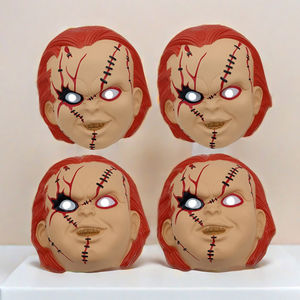 Venta caliente Scary Kids <span class=keywords><strong>Chucky</strong></span> Ghost Doll Mask Horror Baby Mask Halloween Children Mask - Product Image 5