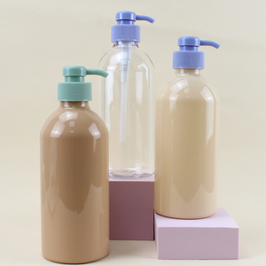 Tùy Chỉnh Vòng <span class=keywords><strong>900Ml</strong></span> Nhựa Pet Bọt Bọt Xà Phòng Cơ Thể Rửa Dầu Gội Đầu Và Điều Hòa Bơm Chai Container - Product Image 1