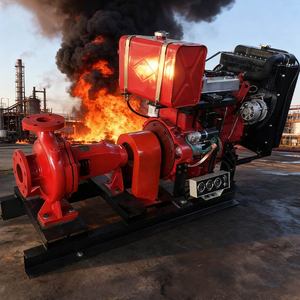 Equipo de lucha contra incendios móvil 6.8KW 20 Horse Power Bomba de fuego Bomba de lucha contra incendios Bomba de agua - Product Image 1