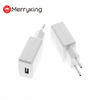 Merryking – chargeur de téléphone approuvé CE GS ROHS 5 volts 1 amp 5 V 1 a adaptateur secteur usb ac dc adaptateur chargeur mural avec prise EU