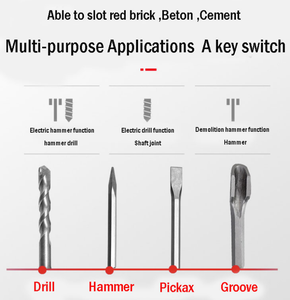 Tốt Nhất Và Mới Rock Breaker Rotary <span class=keywords><strong>Hammer</strong></span> Khoan Không Chổi Than Cordless Búa Khoan Với Điện - Product Image 6