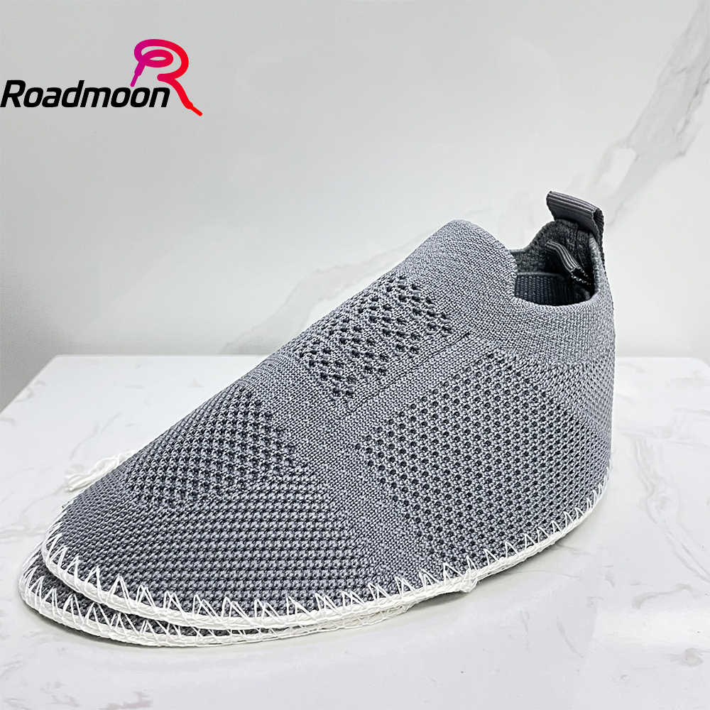 Трикотажные мужские сетчатые повседневные модные спортивные тканевые туфли с 3D вышивкой